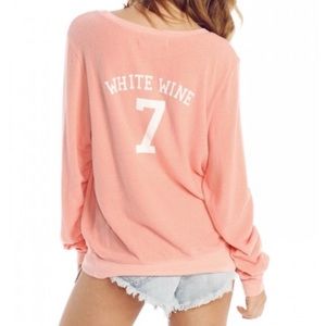 Wildfox Sunshine and Wine Baggy Beach Jumper